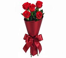 Букет 5 Красных роз Эдлесс Лав в Будановке