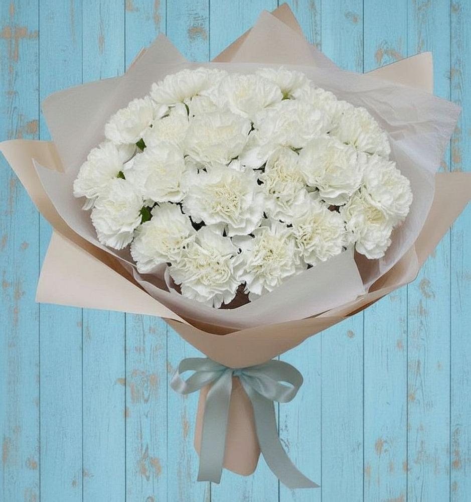 Букет цветов из: Гвоздики в Будановке