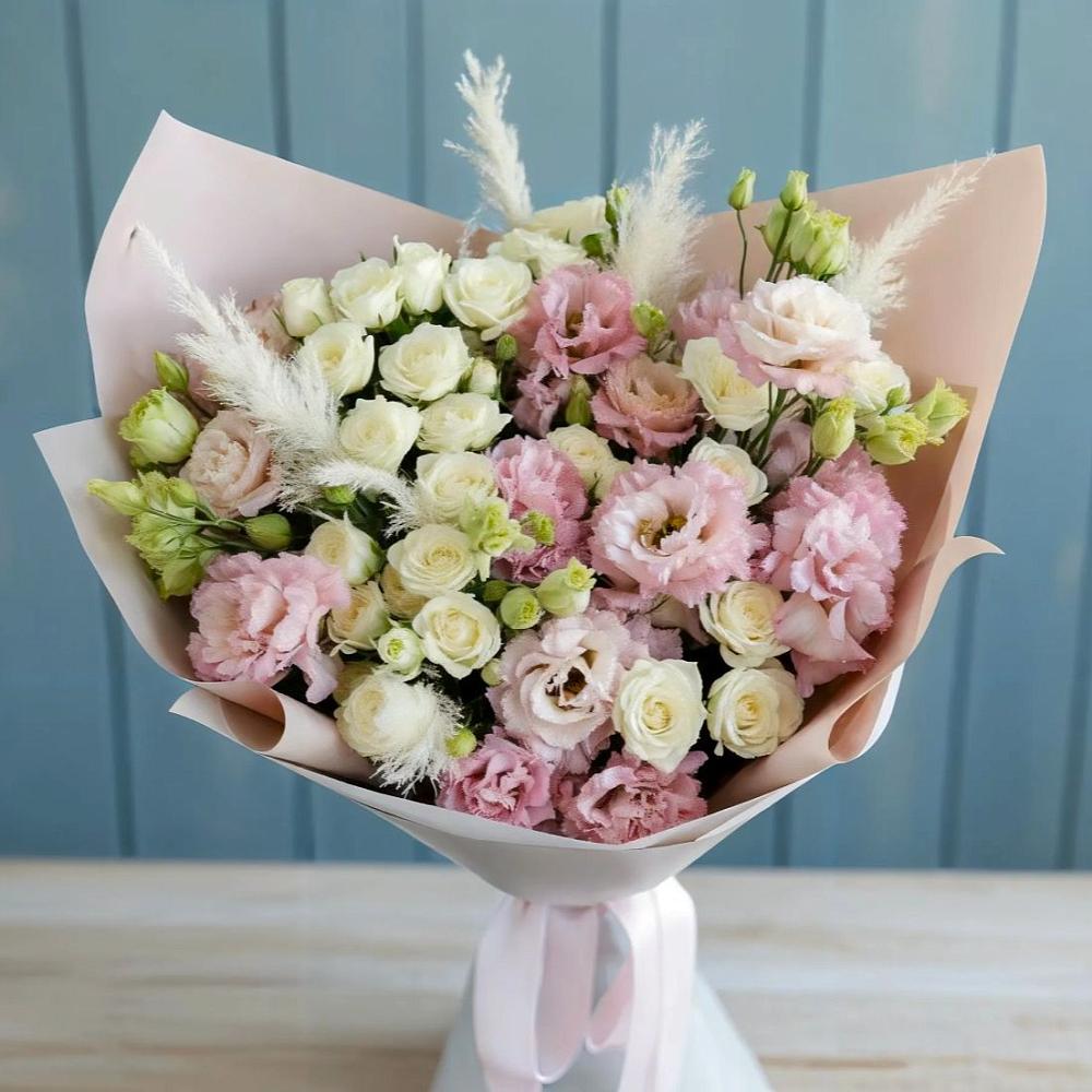 Букет цветов из: Альстромерии и Розы в Будановке