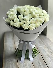 Букет 35 Белых роз в Будановке