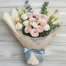 Букет цветов из:  Лизиантусы #REPLACE_PRED# Будановке