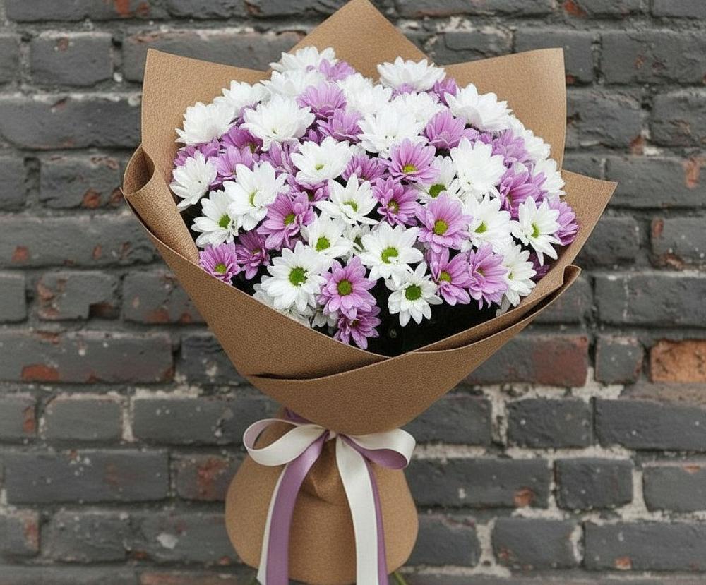 Букет цветов из: Хризантемы в Будановке