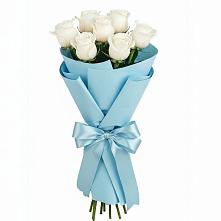 Букет 7 белых роз Проуд #REPLACE_PRED# Будановке