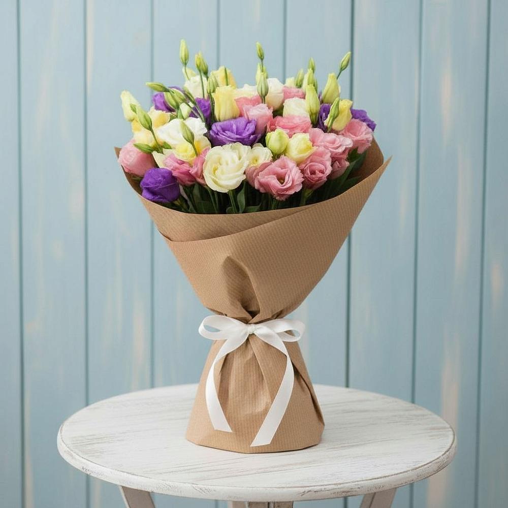 Букет цветов из: Лизиантусы в Будановке