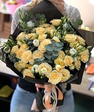 Букет цветов из:  Розы и Лизиантусы #REPLACE_PRED# Будановке