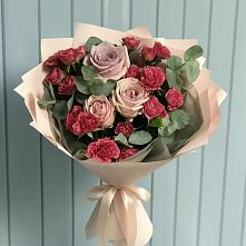 Букет цветов из:  Гвоздики и Розы #REPLACE_PRED# Будановке