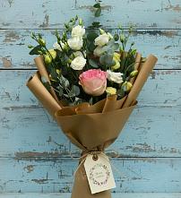 Букет цветов из:  Розы и Лизиантусы #REPLACE_PRED# Будановке