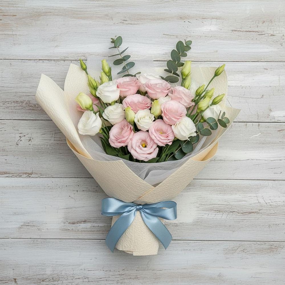 Букет цветов из: Лизиантусы в Будановке